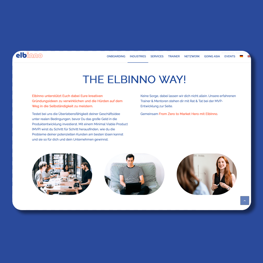 ElbInno: Anwendung